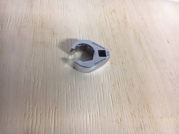 Snap On FRH280 3/8" Drive 6-Point SAE 7/8" Flare Nut Crowfoot Wrench 1