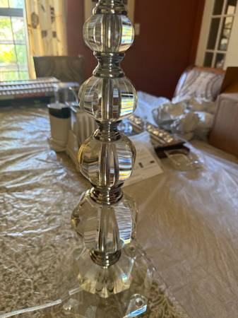 “Crystal” lamp… - $15 (willow glen / cambrian)63437151410049121