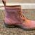 Marc Nolan Women's Rose Pink Suede Wingtip Boots 3 thumbnail
