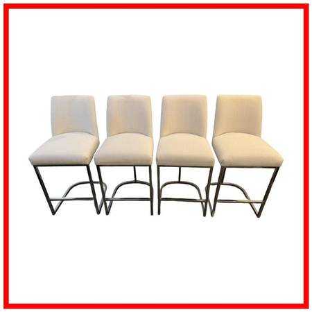 Restoration Hardware Emery Counter Stools, A Set Of 4 1