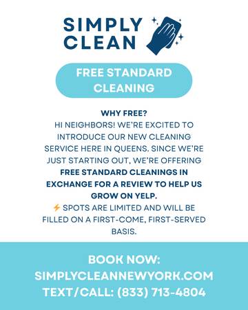 FREE House Cleaning in NYC - BOOK NOW 1
