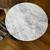 2 Marble and wood accent, side tables 2 thumbnail