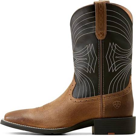NEW Size 7.5 Wide Ariat Men Western Cowboy Boot Sport Wide Square Toe 1