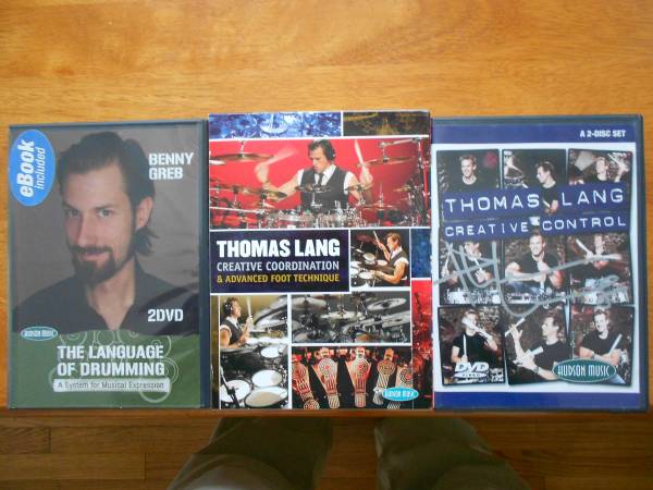 THOMAS LANG SIGNED COORDINATED CONTROL 3 DVD SET ALSO 2 OTHER DVD SETS 1