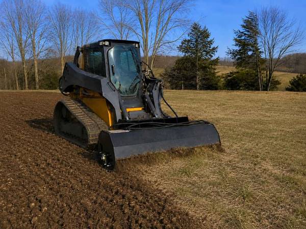NEW 2026 Mower King ECSSTR072 73in Skid Steer Rotary Tiller 1
