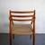 Vintage JL Moller #62 armchairs with cord seats - two available 8 thumbnail