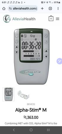 Alpha=Stim M (Electrotherapy Stimulator) 1
