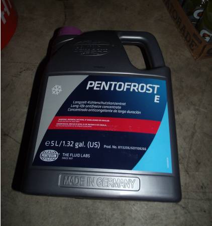 Pentofrost E 5-Liter Antifreeze Coolant Concentrate for European Cars 1