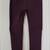 SPANX Cotton (Stretch) Eggplant/Plum Side Zip Pants/Leggings –S/P (2-4 2 thumbnail