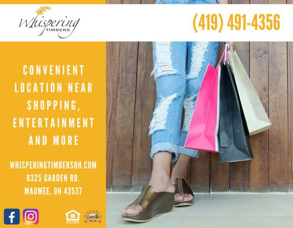 $822 / 2br - 872ft2 - Dos dormitorios disponibles ahora (Maumee)63836553631617120