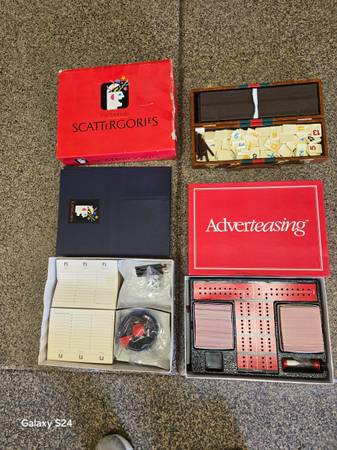 Advertising, Scattergories, and Rummy games 1