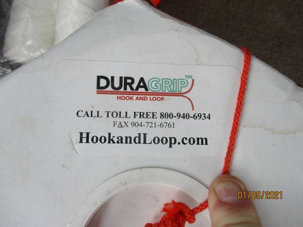 Velcro PEEL & STICK  HOOK AND LOOP RUBBER ADHESIVE 4" 1