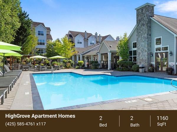 Exceptional 2 BR-Modern Kitchen, Balcony & Clubhouse Rental 1