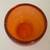 Crate & Barrel “Pop Hurricane” Art Glass Vase in Orange 8 thumbnail