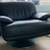 Sleek LEATHER Swivel Chairs by Natuzzi, Chateau d'Ax GORGEOUS HIGH END 5 thumbnail