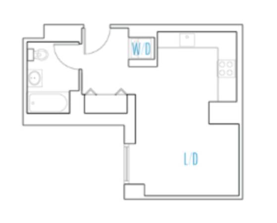 $3450.00 No Fee Studio in FiDi (Financial District)63788856510211123