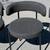 CB2 Inesse Black Bouclé Dining Chairs – Set of 7 thumbnail