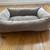 Frisco Velvet Cat & Dog Bed, Beige, Small 2 thumbnail