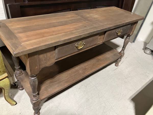 Sofa Table / Console with 2 Drawers 65031 1