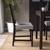 NEW 4 IKEA STEFAN WOOD GRAY BLACK DINING CHAIR CHAIRS UPHOLSTERY 5 thumbnail
