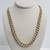 NEW 14k Solid Gold Chain Necklace Iced Diamonds 5 thumbnail