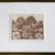 VNTG LIMITED ED ETCHING HOMESCAPE A-FRAME BARN W/ROSES IN FOREGROUND 1 thumbnail
