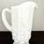 Westmoreland White milkglass paneled grape motif 1 quart pitcher 8” 8 thumbnail