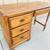 Desk writing table old school craftsmanship solid maple wood 45 " wide 13 thumbnail