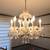 Elaborate Cut Crystal Chandelier Glass 2 thumbnail