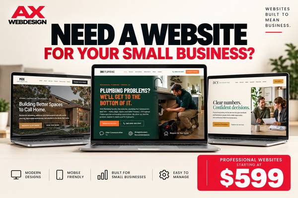 Need a Website for Your Small Business? Websites Starting at $599 1
