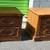 Matching Pair of Vintage Solid Wood Nightstands $70 3 thumbnail