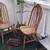 3 Vintage solid oak dining chairs 1 thumbnail