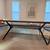 Live edge solid wood dining table with chairs 3 thumbnail