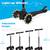 Mini Kick Scooter Toy w/ Colorful Light-Up Wheels, Adjustable T-Bar 8 thumbnail
