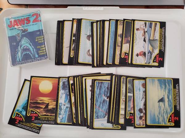 Jaws 2 collector card set 1