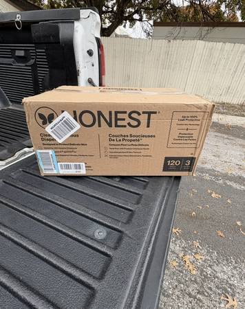 Honest Size 3 Diapers 120ct 1