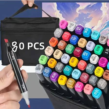 [NEW] 80pcs Alcohol Markers for Coloring 1