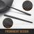 10 Pairs Reusable Chopsticks Dishwasher-Safe (Black) 3 thumbnail