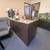Reception desk, modern chairs, leather sofa 6 thumbnail