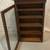 ANTIQUE SMALL WALL HANGING BOOKCASE OR CURIO CABINET 4 thumbnail