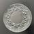 TIFFANY & CO Lead Crystal Star Embossed Plate 8.5" -Signed DISCONTINUED 5 thumbnail