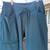 Petite size Blue and Teal scrub pants size 10-12, 4 pockets 3 thumbnail