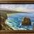 Fine California Impressionist Painting: Sunset Cliffs: George Reis 1 thumbnail