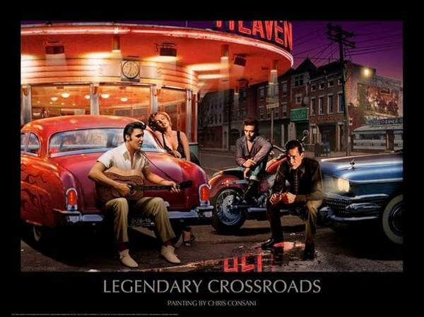 LEGENDARY CROSSROADS PICTURE (ELVIS) 1