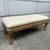 Wooden Carved Upholstered Bench 2 thumbnail