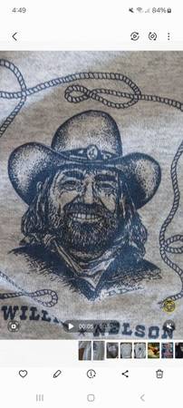 Willie nelson sweatshirt - $1,650 (Modesto)63470291370625123