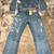Polo Ralph Lauren Set Outfit Paint Splatter Denim Trucker  Jacket Medium Classic 5 thumbnail