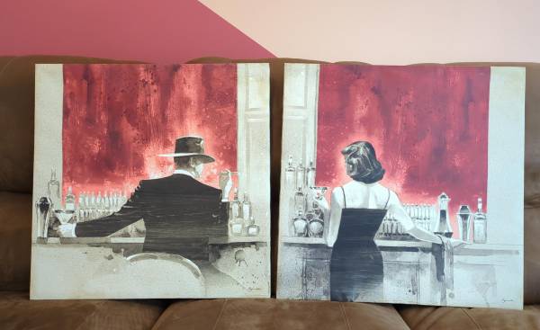 Wall Art "At the Bar" - $15 (College Park, MD)629040720738581222