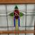 Early 21x44 inch Leaded Stained Glass Panel 5 thumbnail