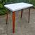 Mid Century Thonet side table, bent wood legs, RESTORED!! 2 thumbnail